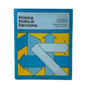 Citizenship Education Making Political Decisions Workbook Vintage 1970’s